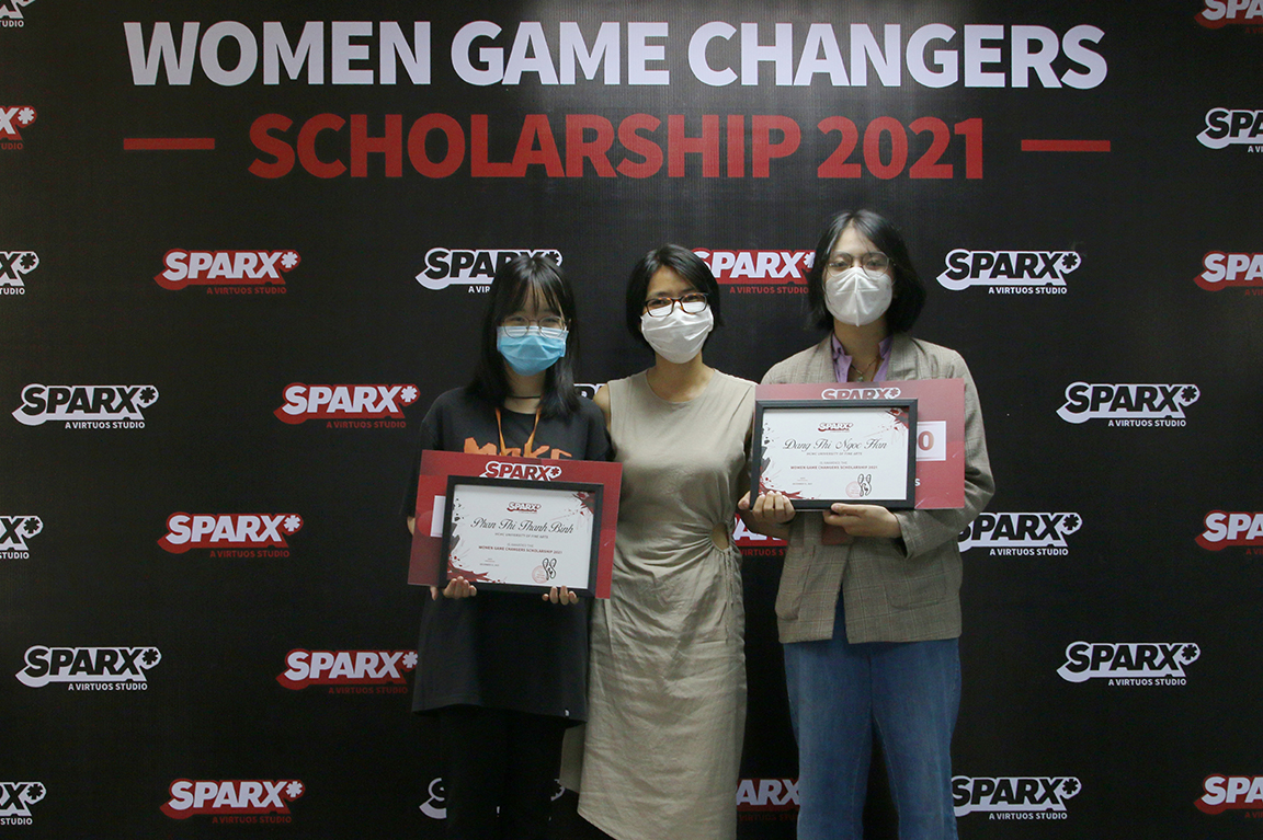 Sparx* – A Virtuos Studio trao thưởng sáu sinh viên nữ xuất sắc tại lễ trao giải học bổng Women Game Changers lần đầu tiên