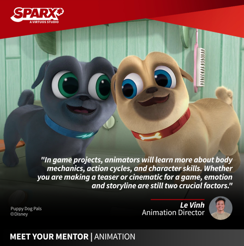 MEET YOUR MENTOR: LE VINH, DIRECTOR FROM SPARX* ANIMATION DEPARTMENT -  Sparx*